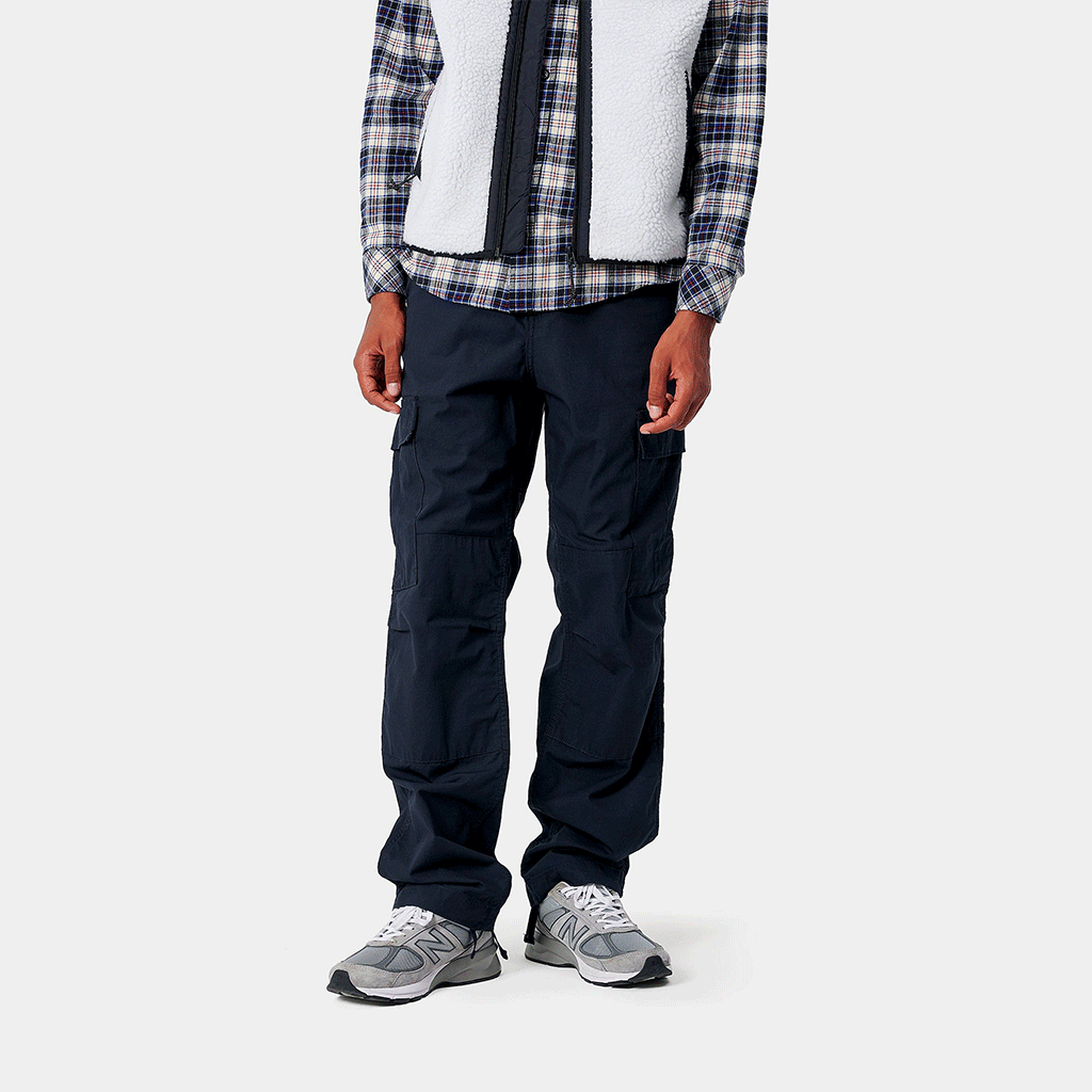 Regular Cargo Pant Dark Navy rinsed