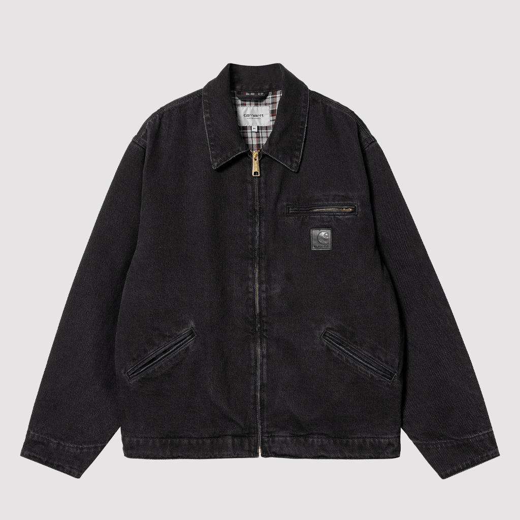 Rider Jacket Black Stone Washed