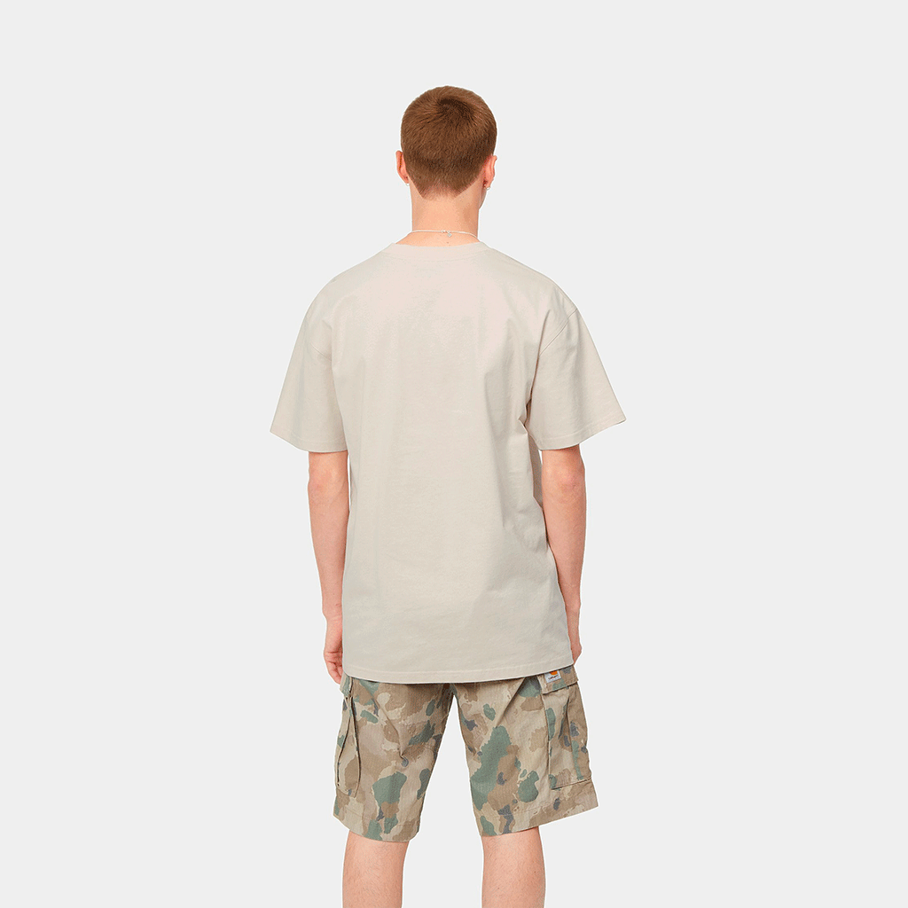 S/S American Script T-Shirt Natural