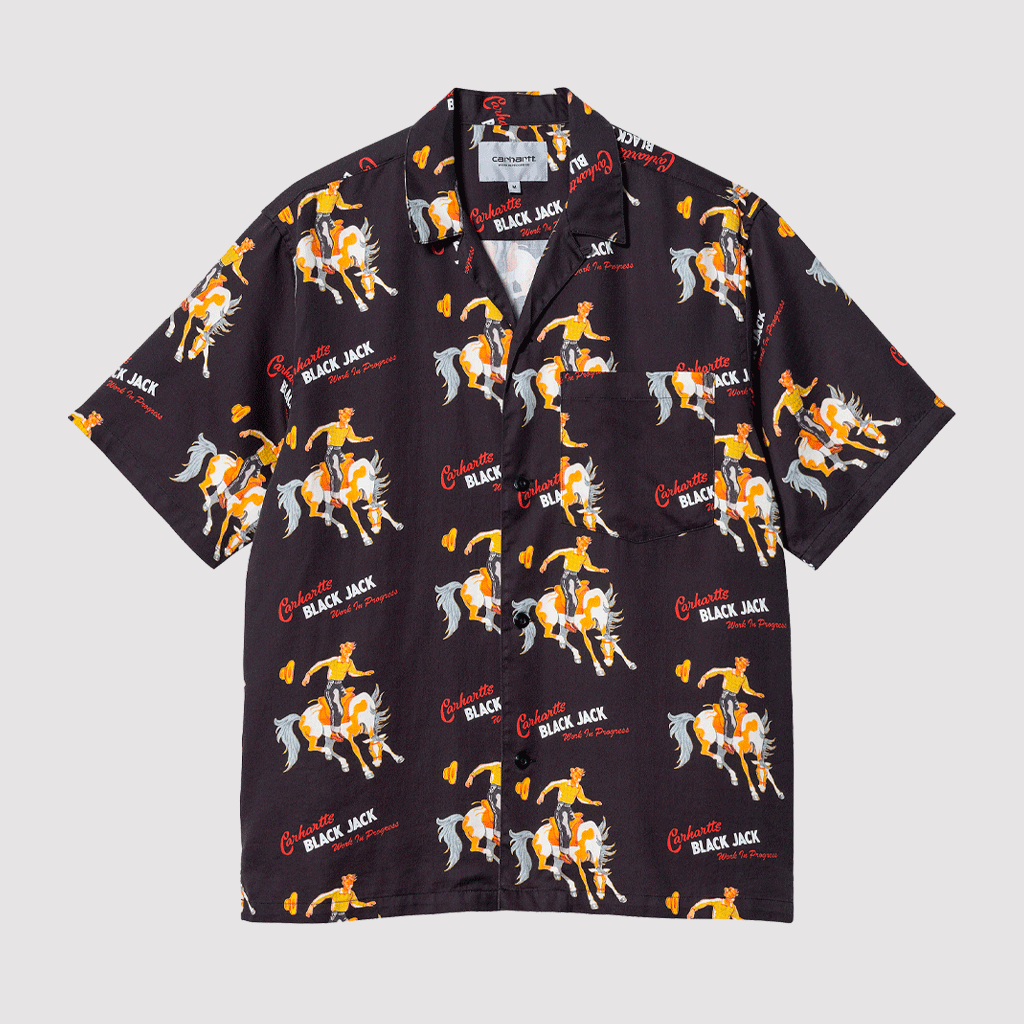 S/S Black Jack Shirt Black