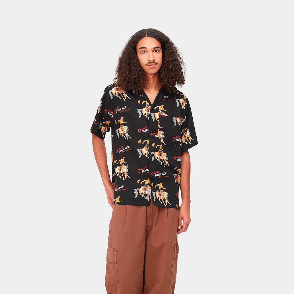 S/S Black Jack Shirt Black