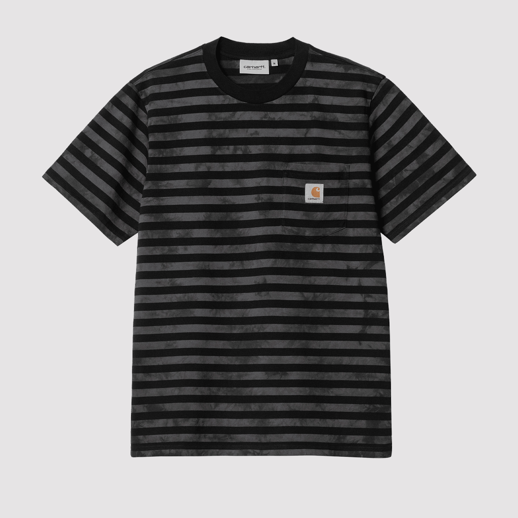 S/S Scotty Chromo Pocket T-Shirt Stripe Black Chromo