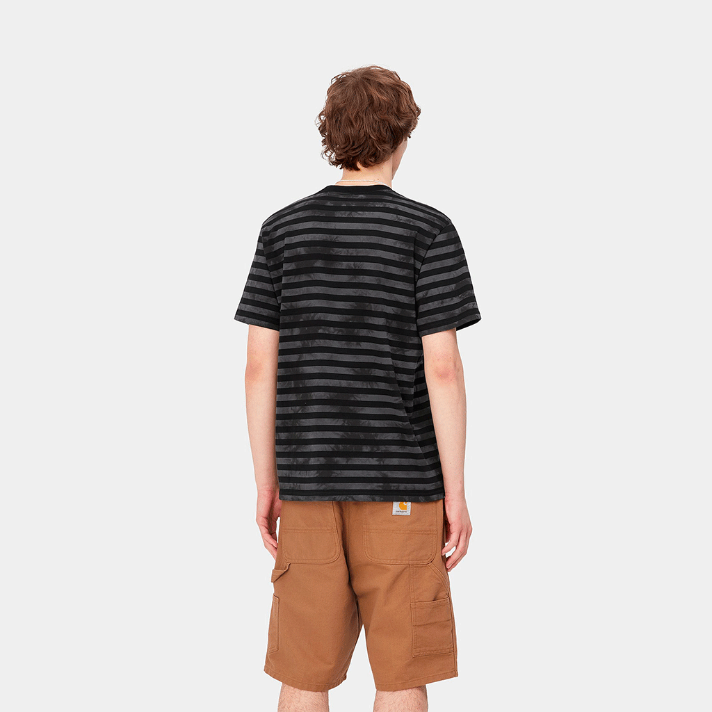 S/S Scotty Chromo Pocket T-Shirt Stripe Black Chromo