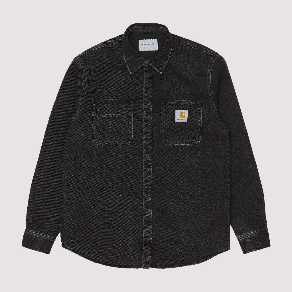 Salinac Shirt Jac Black stone washed