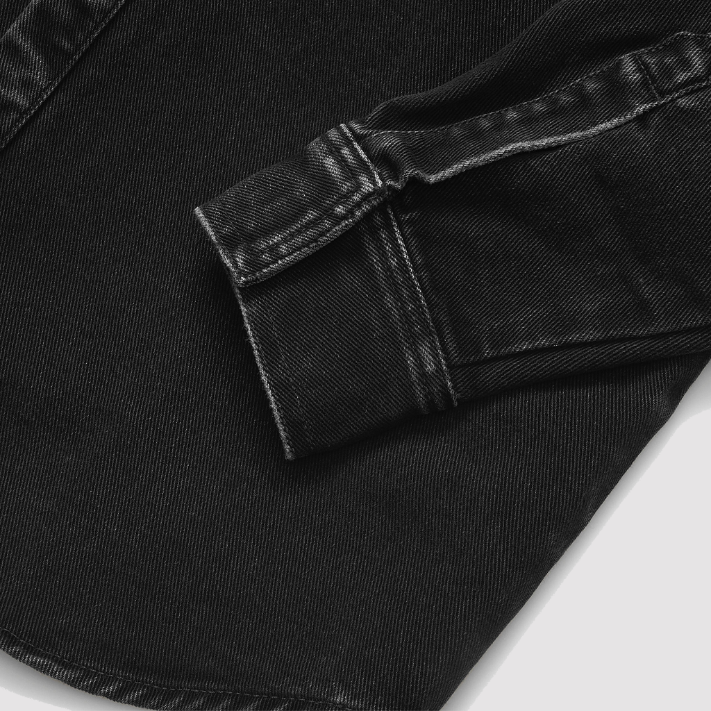 Salinac Shirt Jac Black stone washed