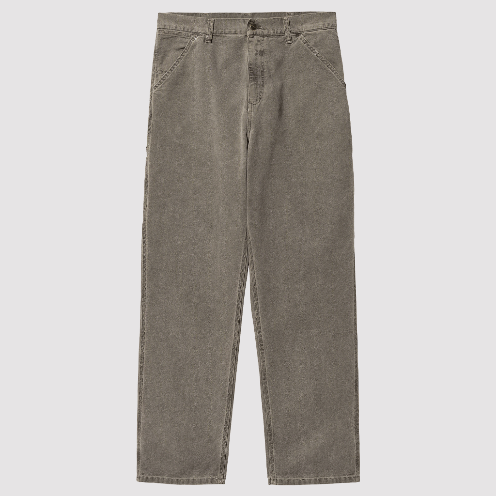 Single Knee Pant Black Faded