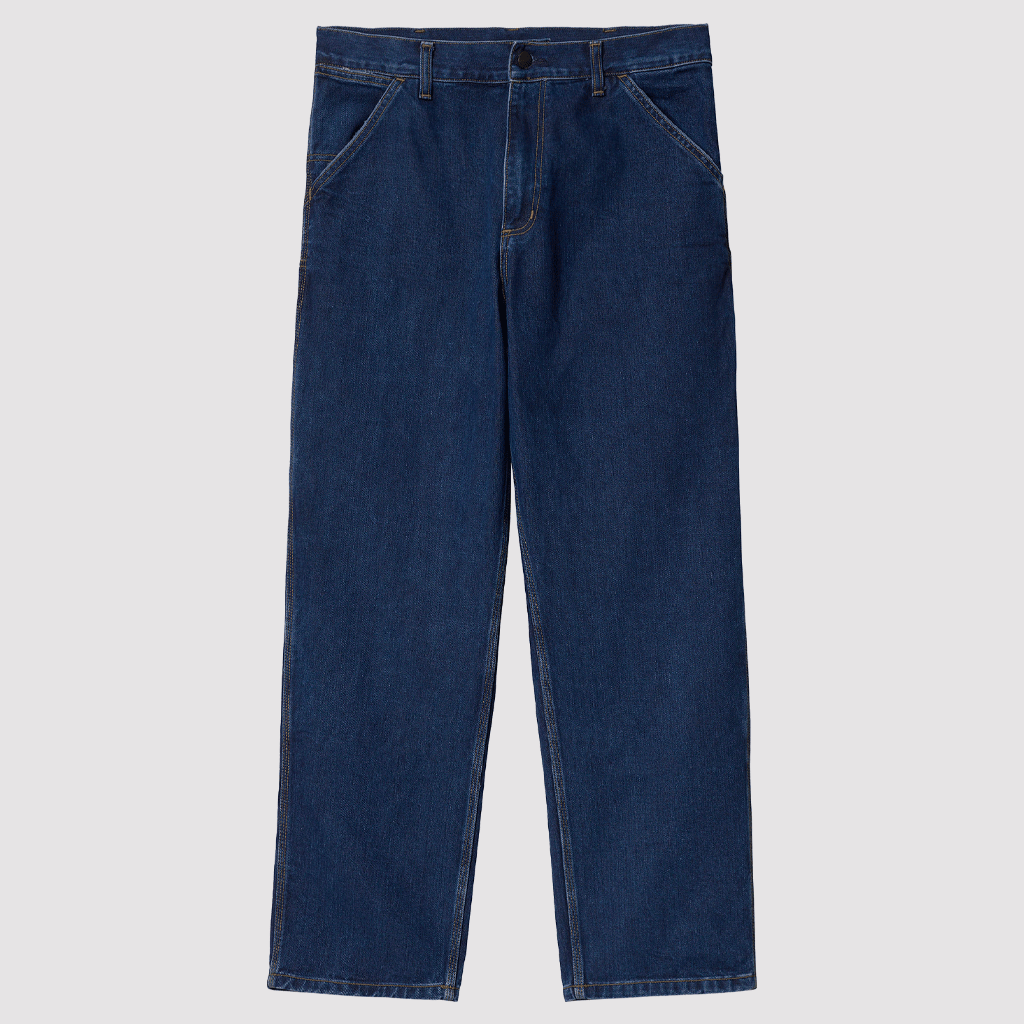 Single Knee Pant Blue Stone Washed