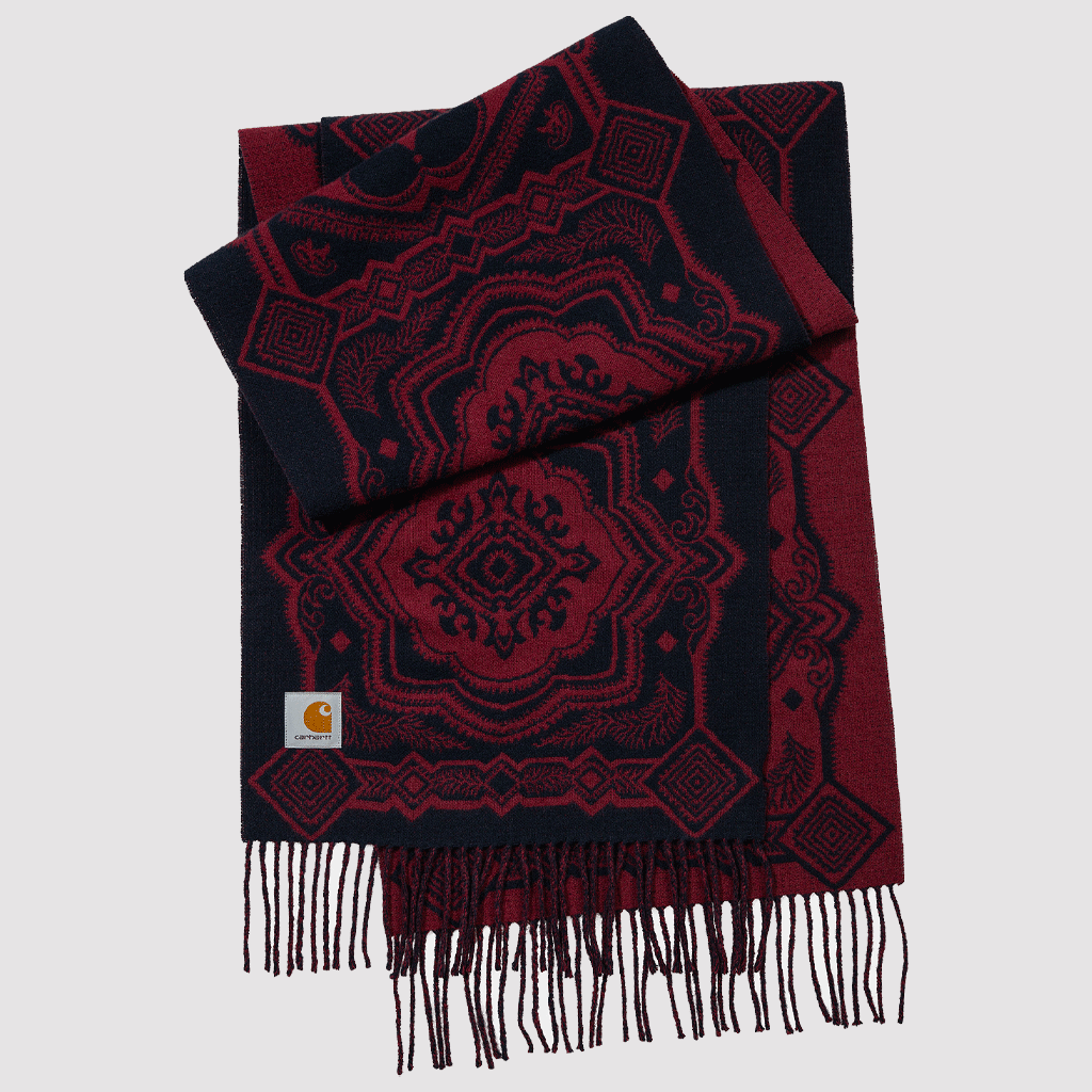 Verse Scarf Jacquard Dark Navy