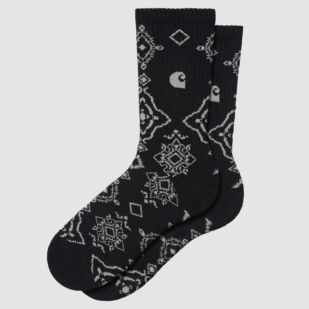 Verse Socks Jacquard Black