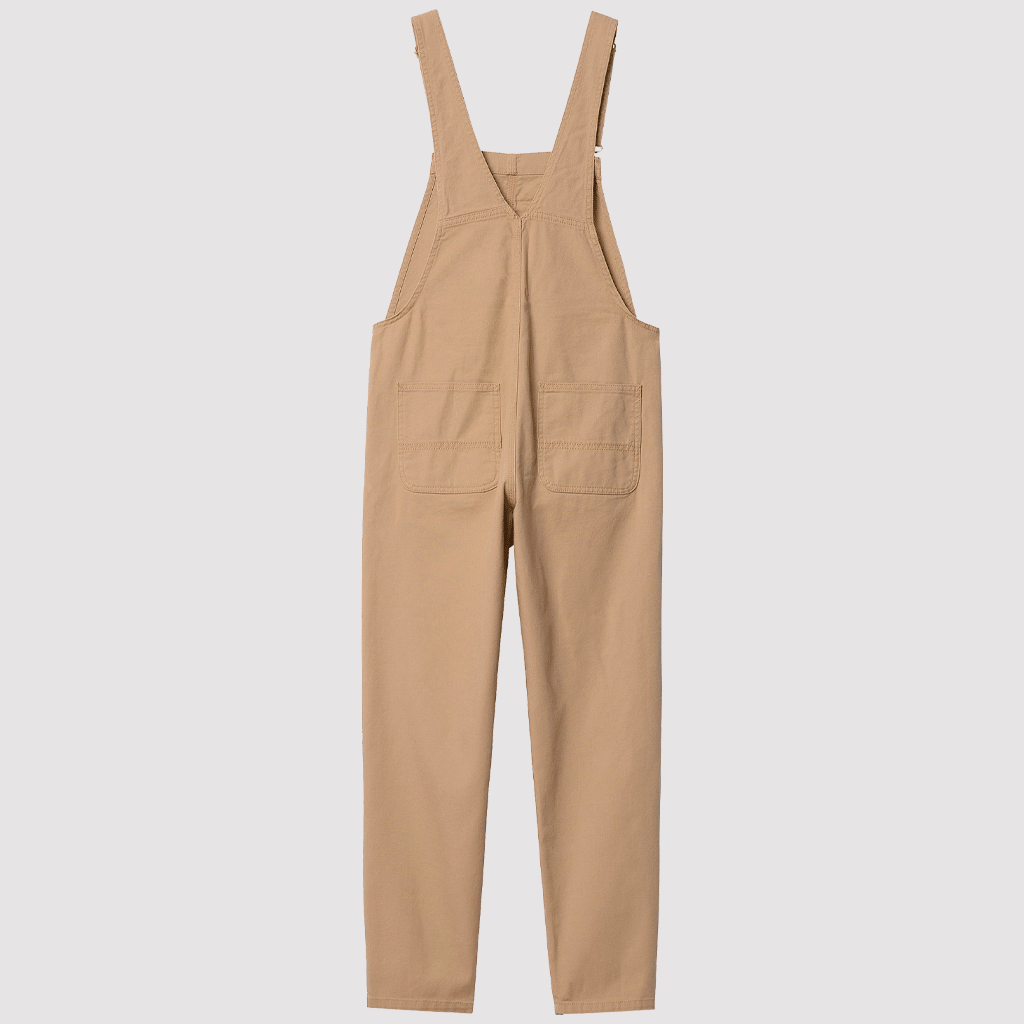 W' Bib Overall Dusty H Brown rinsed