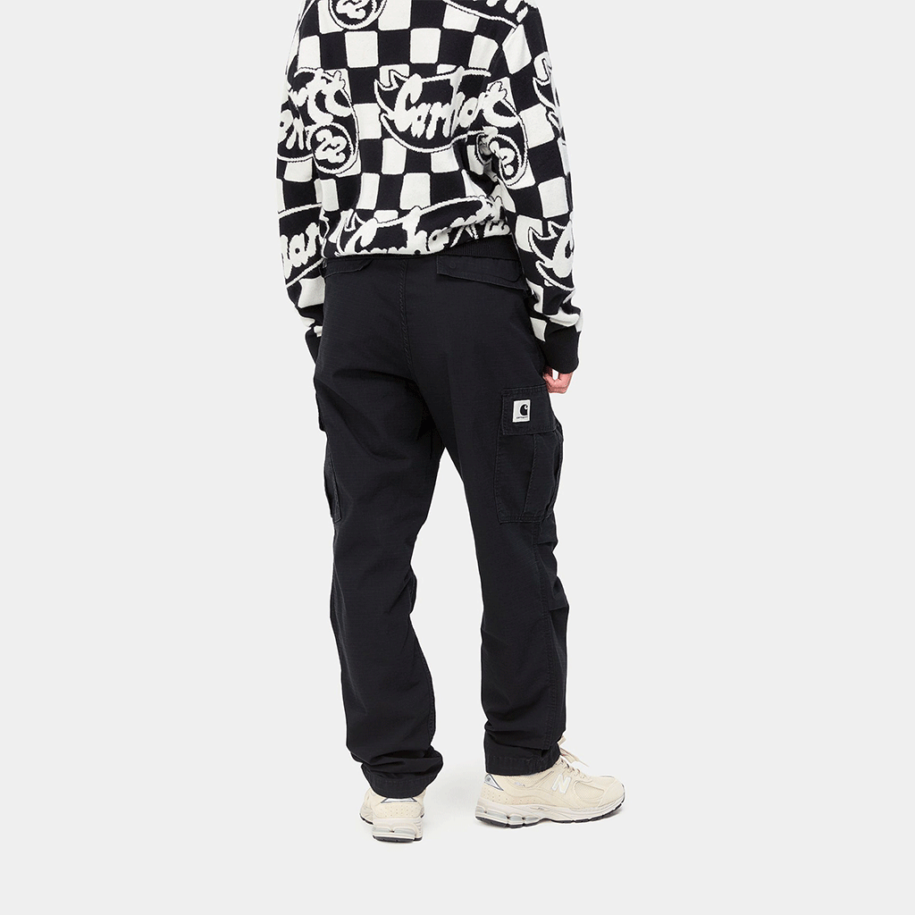 W' Cargo Pant Black Stone Washed