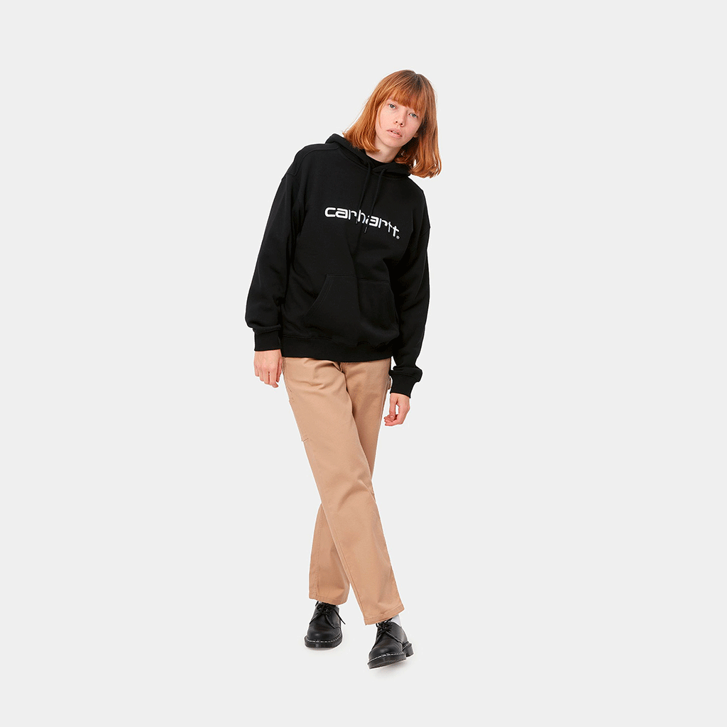 W' Hooded Carhartt Sweat Black / White
