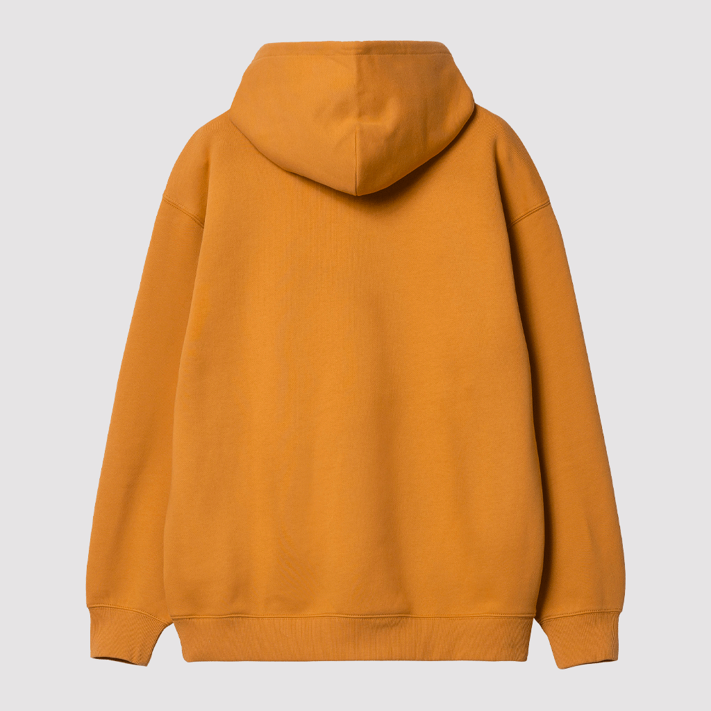 W' Hooded Carhartt Sweat Ochre / Dark Navy