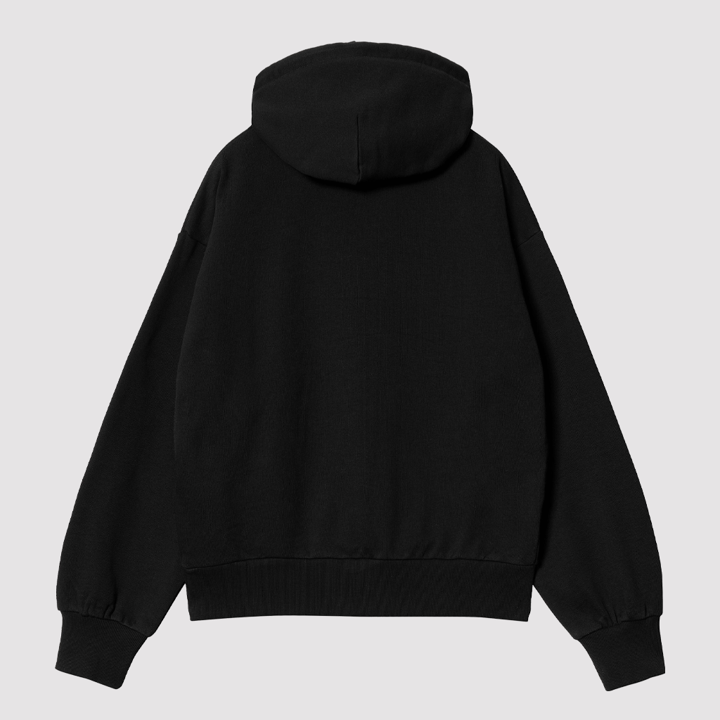 W' Hooded Casey Sweat Black / Silver