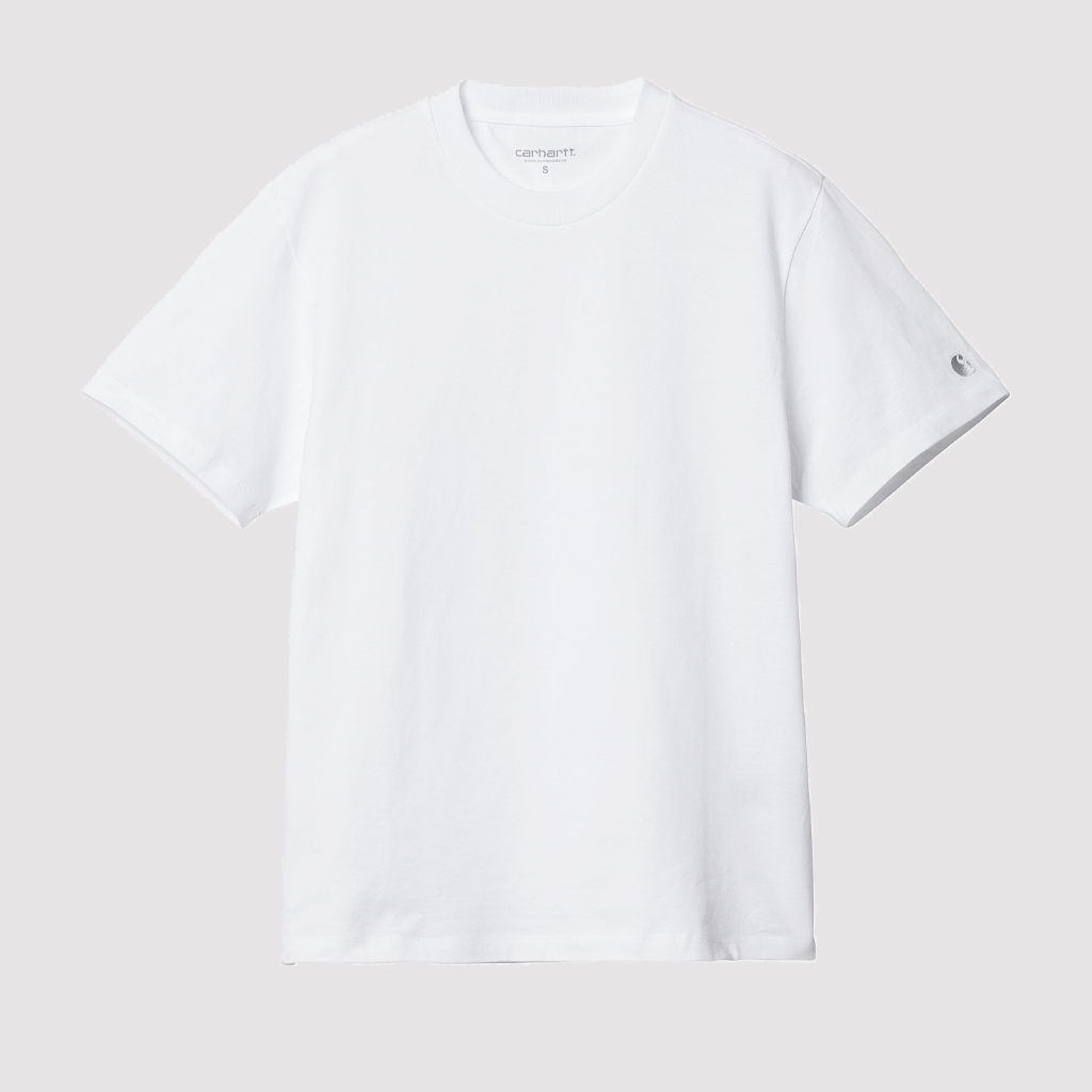 W' S/S Casey T-Shirt White / Silver