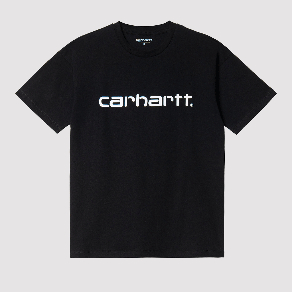 W' Script T-Shirt Black / White