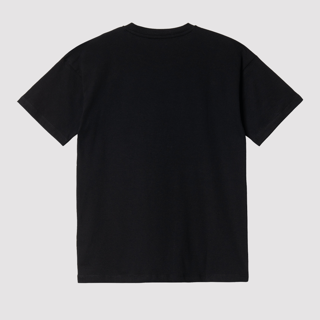 W' Script T-Shirt Black / White