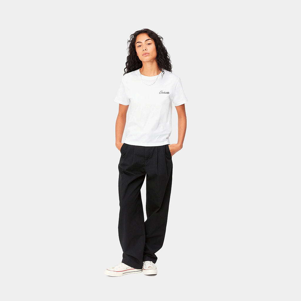 W' S/S Tapoka T-Shirt White / Black