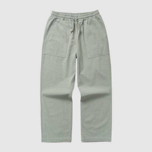 Seersucker Chef Pants Sage