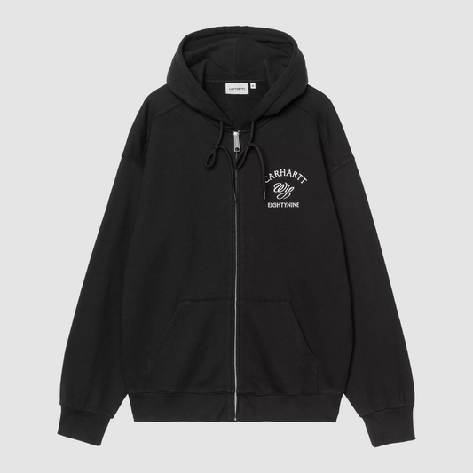 Hooded Eightynine Sweat Jacket Black