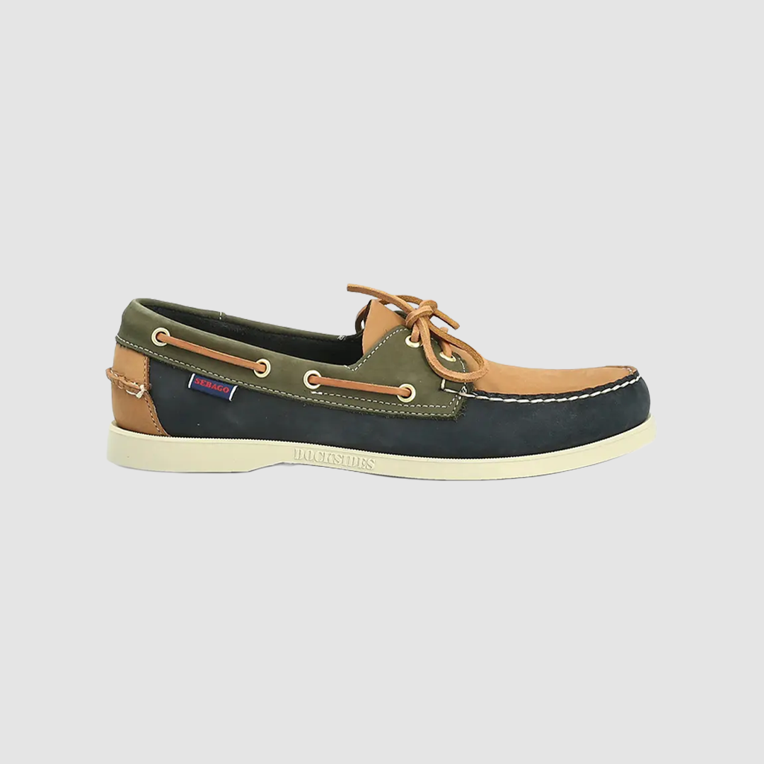 Portland Spinnaker Blue Navy / Beige Camel / Green Musk