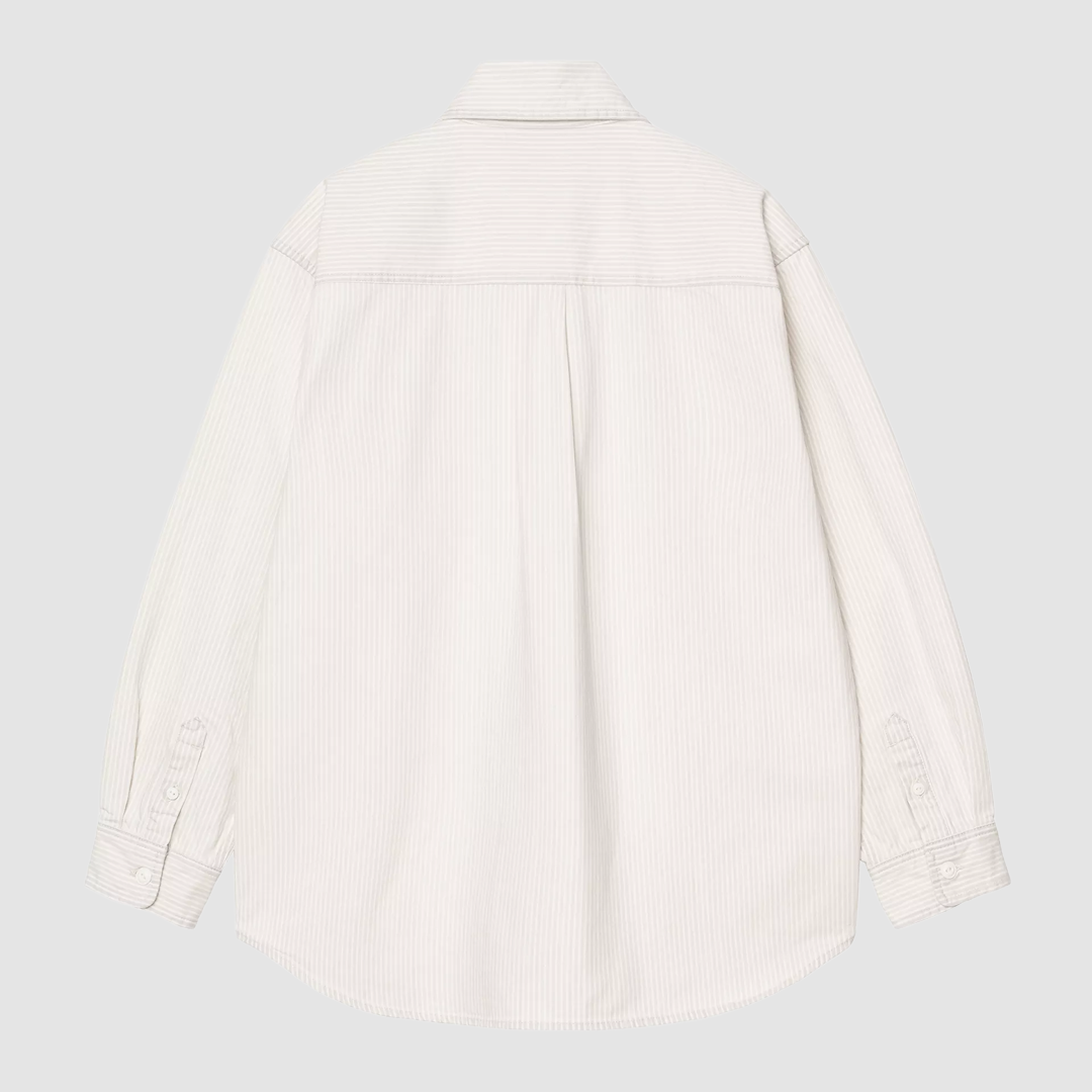 Mercer Shirt Jacket Stripe Graphite / Bleached