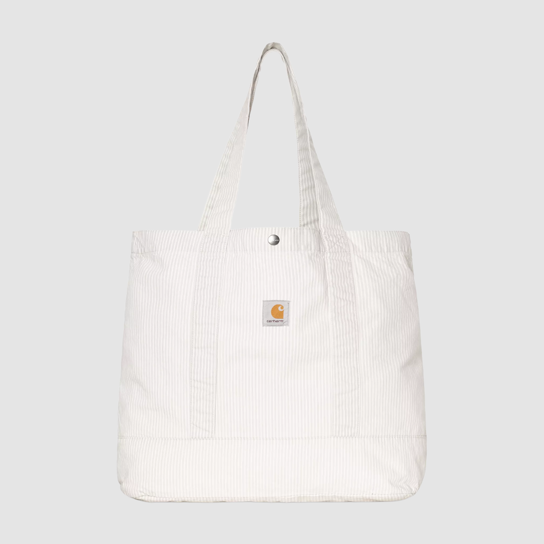 Mercer Tote Bag Stripe Graphite / Wax Bleached