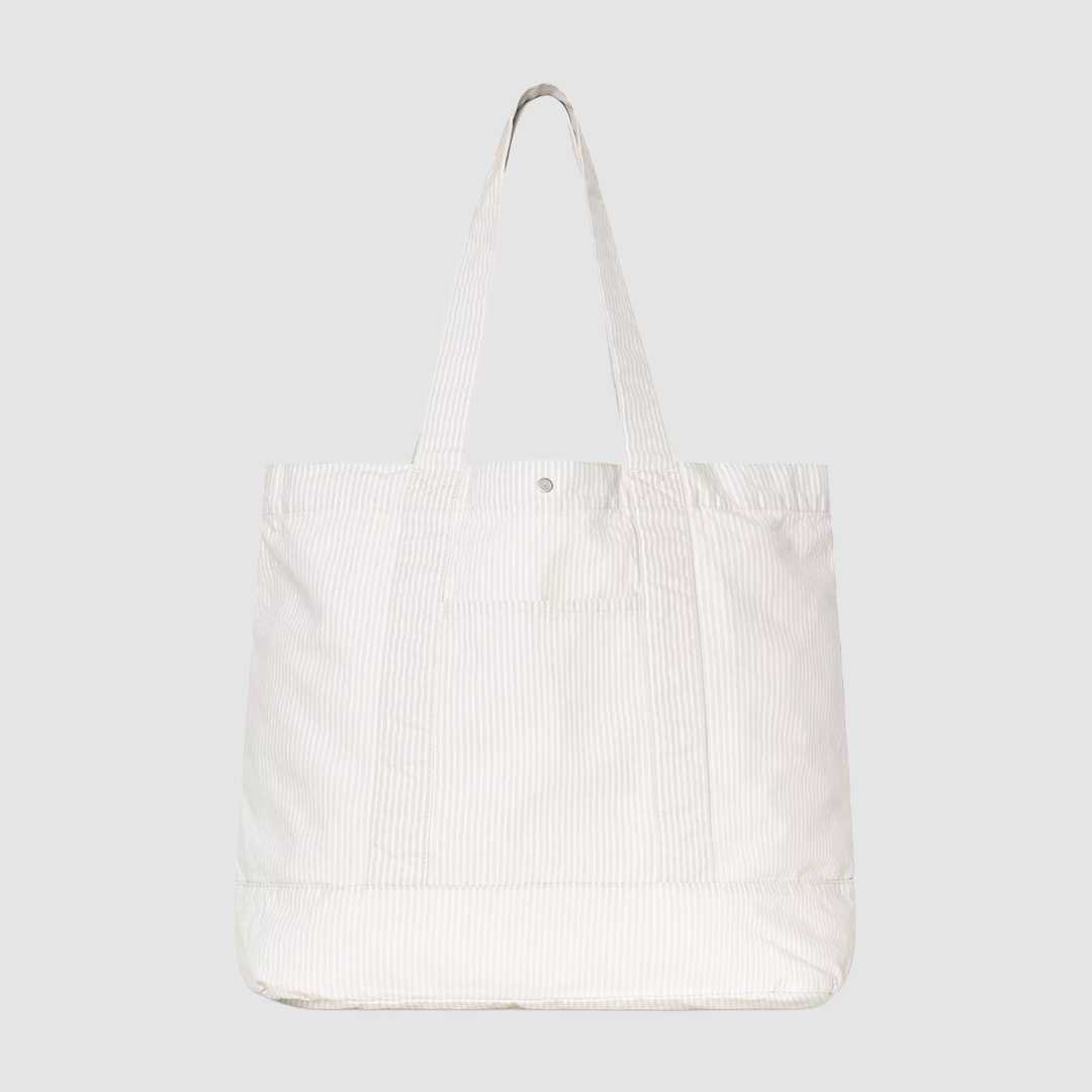 Mercer Tote Bag Stripe Graphite / Wax Bleached