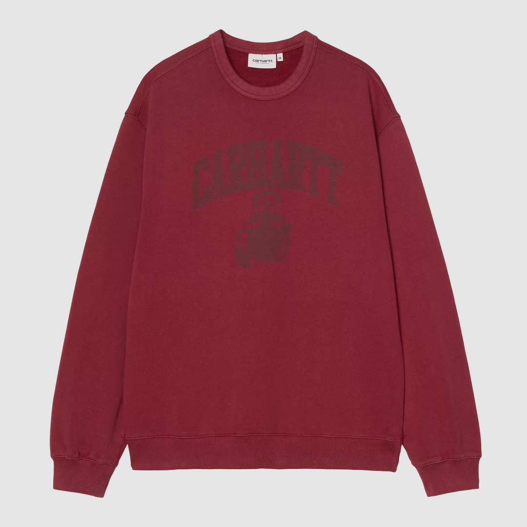 Faded Pond Corps Sweat Marsala heavy stone