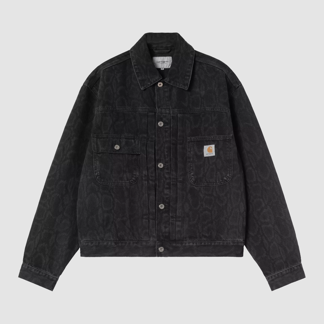 Belmar Jacket Snake Camo Black Heavt Stone Wash