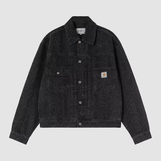 Belmar Jacket Snake Camo Black Heavt Stone Wash