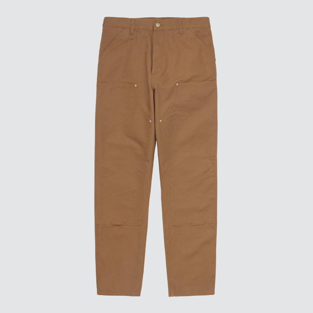 Double Knee Pant Hamilton Brown Rinsed
