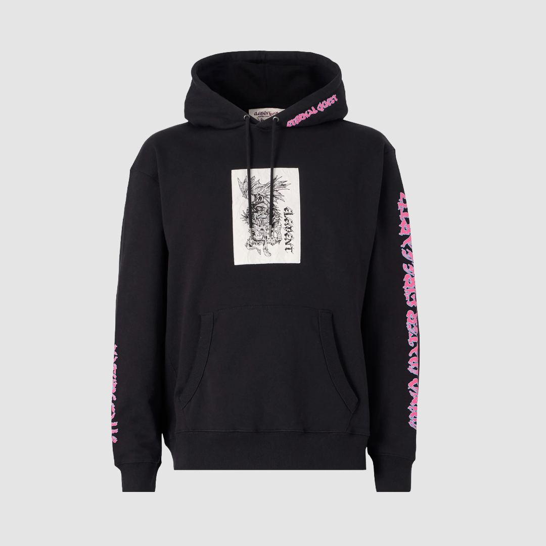 FFNC Dragon Hoodie Faded Black