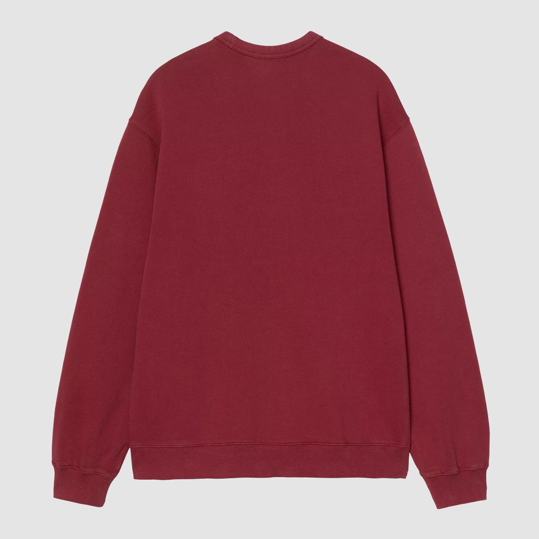 Faded Pond Corps Sweat Marsala heavy stone