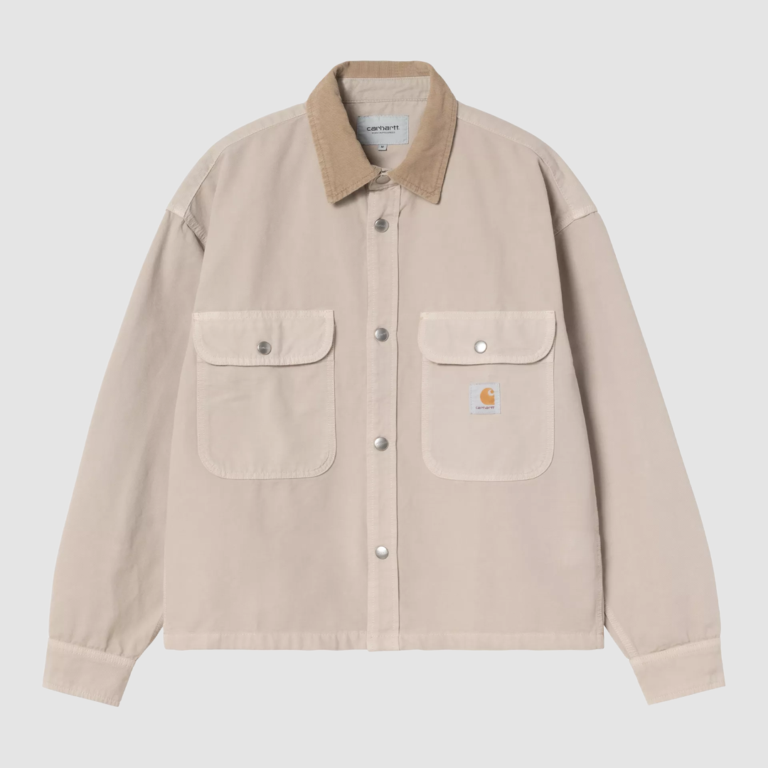 Prescott Shirt Jacket String / Leather Garment Dyed