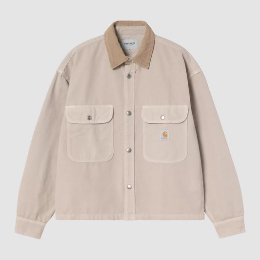 Prescott Shirt Jacket String / Leather Garment Dyed