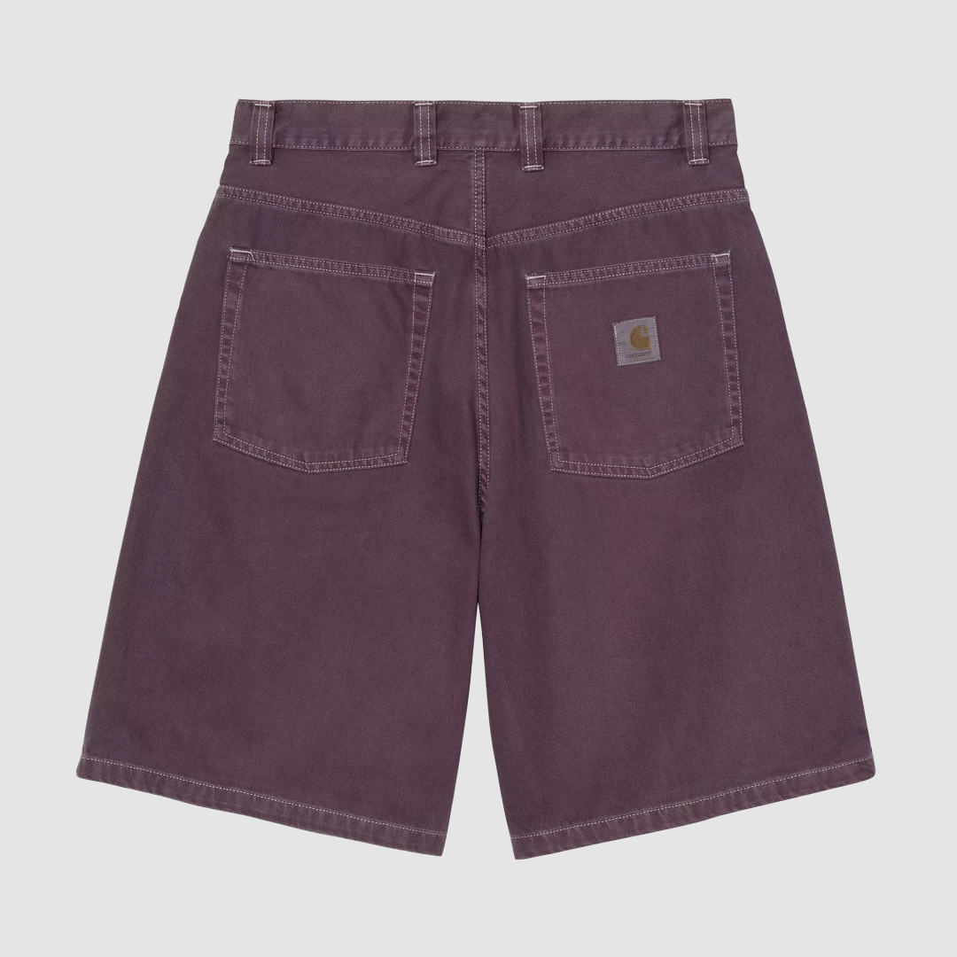 Brandon Short Cozy Purple Stone Dyed