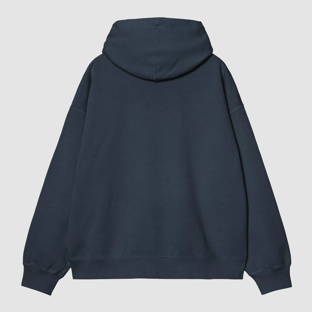Hooded Benton Sweat Jacket Carbon Garment Dyed