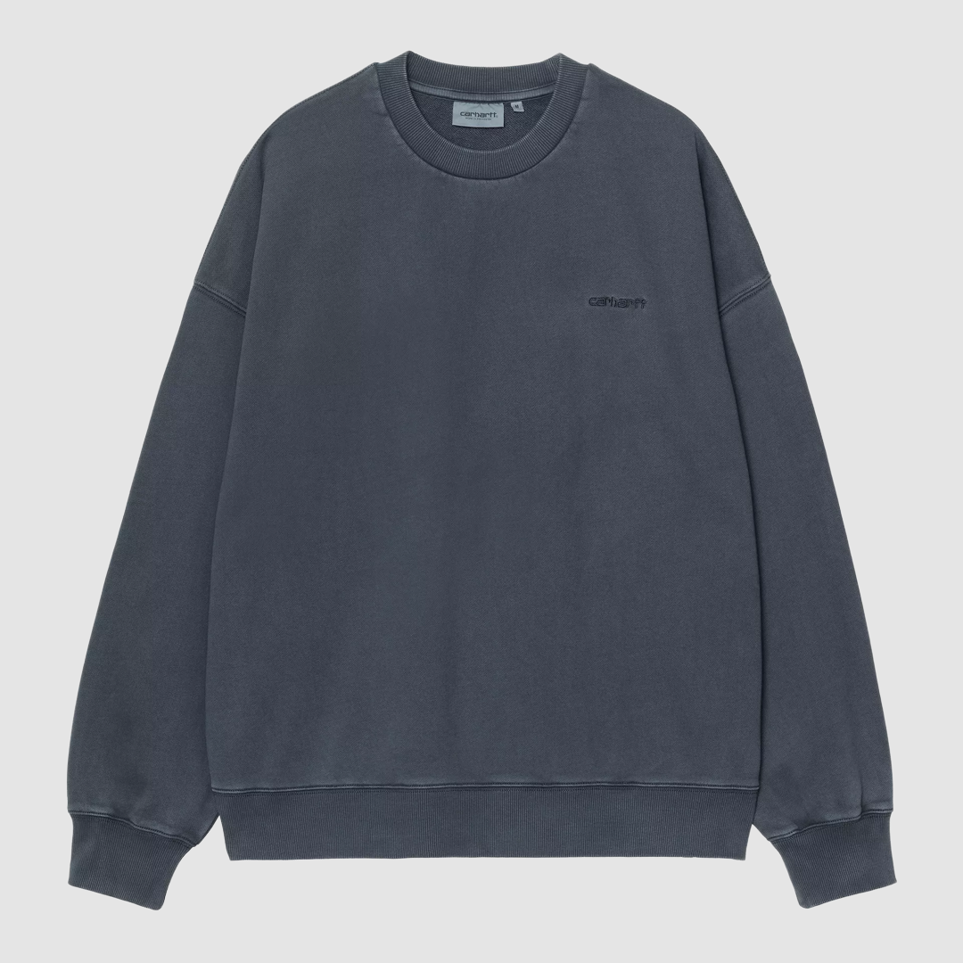 Benton Sweat Carbon Garment Dyed