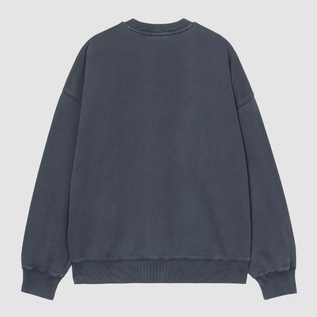 Benton Sweat Carbon Garment Dyed