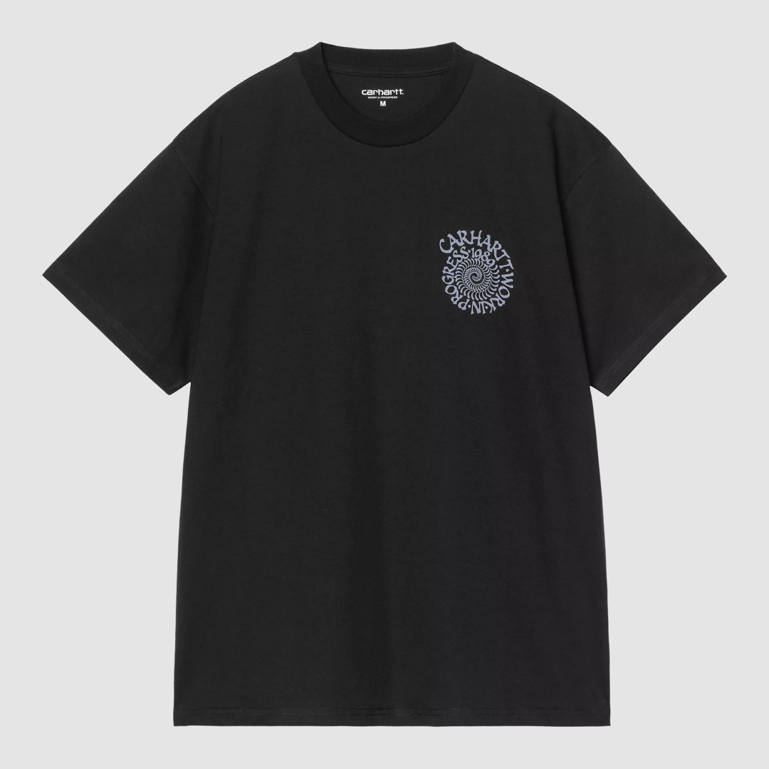 S/S Spirals T-Shirt Black
