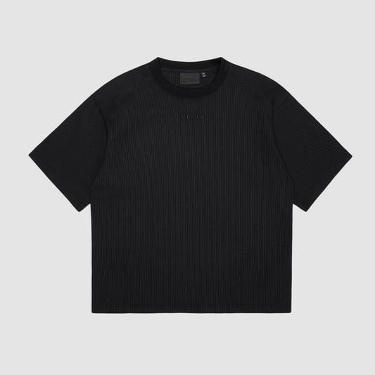 Waffle T-Shirt Splash Black