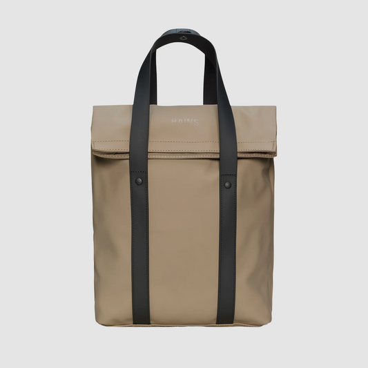 2 Way Tote Backpack Mini Beige