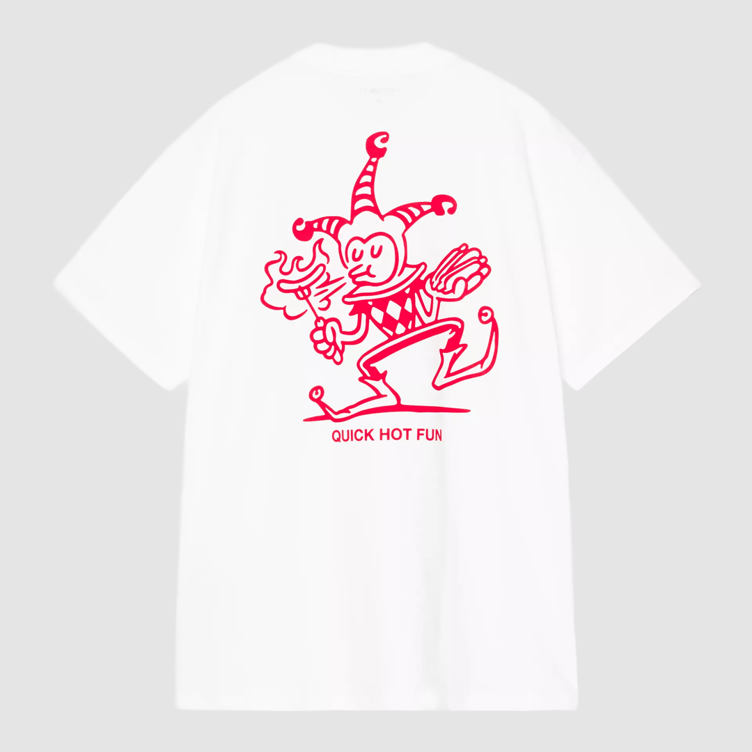 S/S Harlequin BBQ T-Shirt White