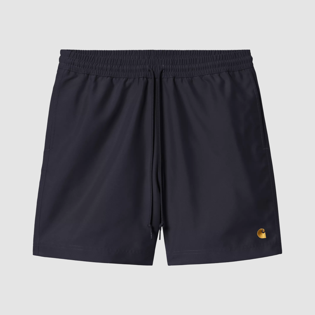 Chase Swim Trunks Dark Navy/ Gold
