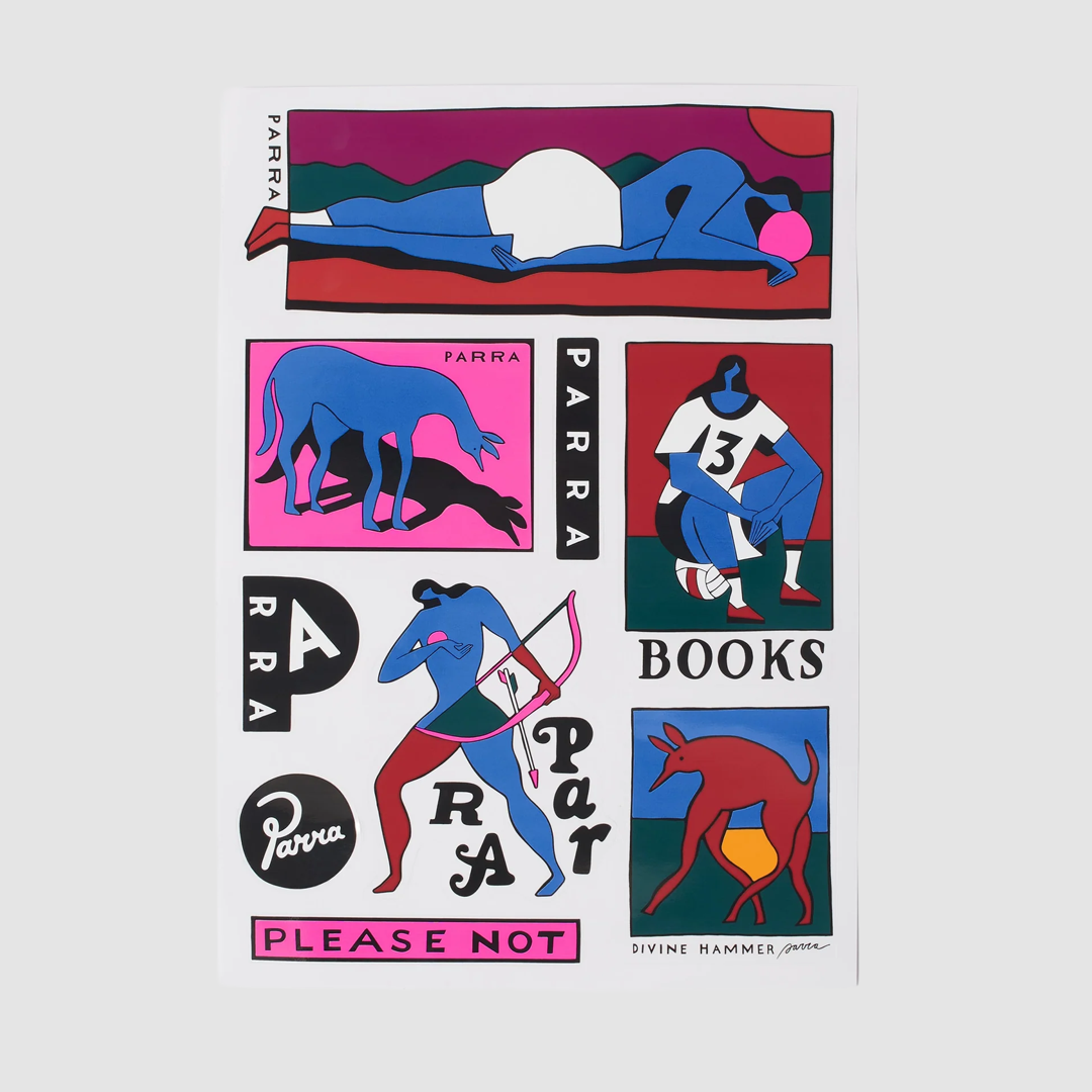 Various Vinyl Sticker Sheet Multi