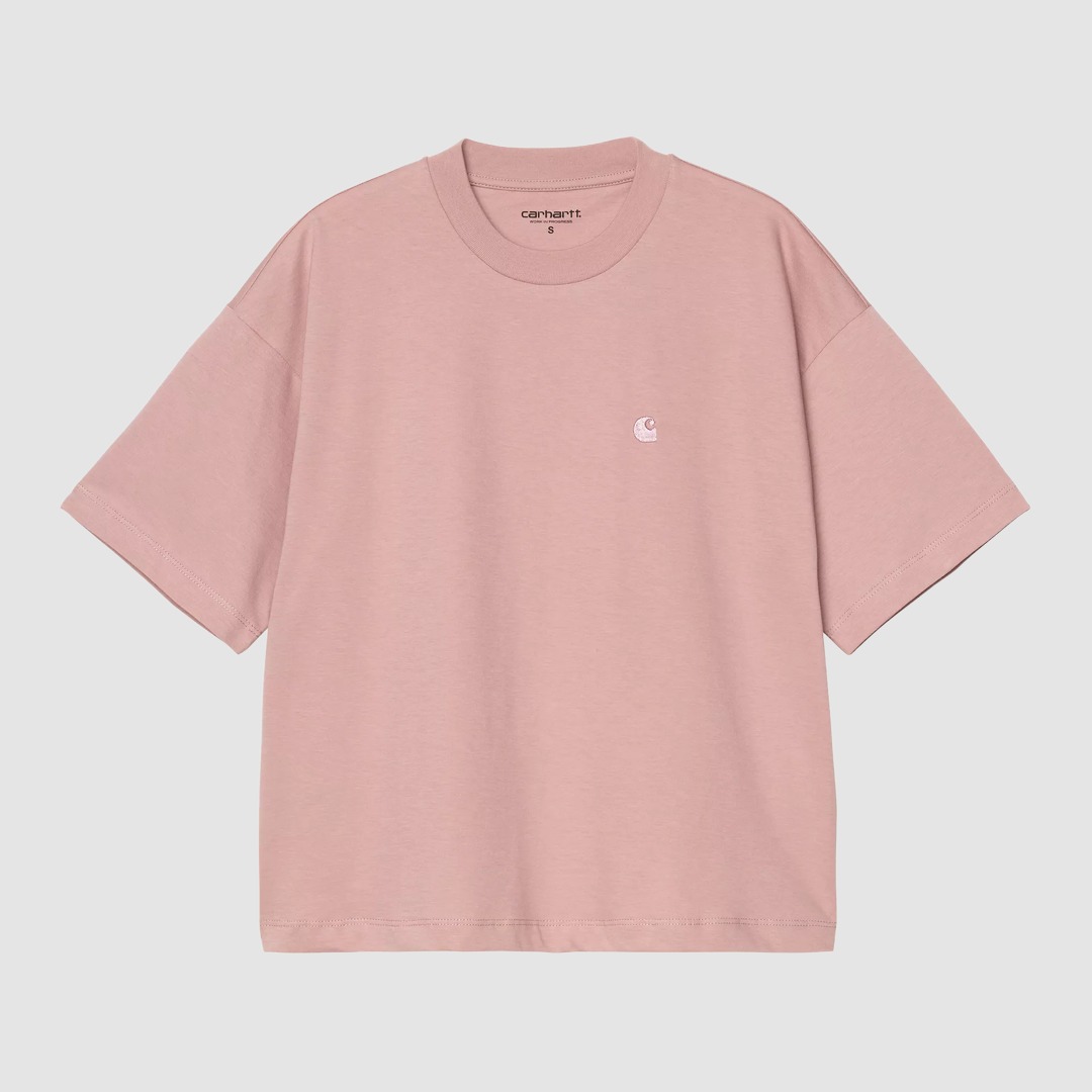 W' S/S Chester T-Shirt Glassy Pink
