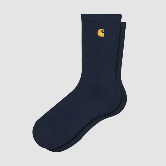 Chase Socks Dark Navy / Gold