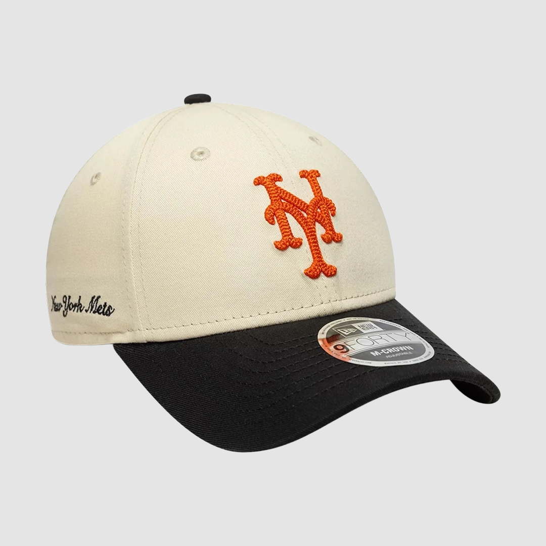 9FORTY M-Crown Script New York Mets MLB Cream