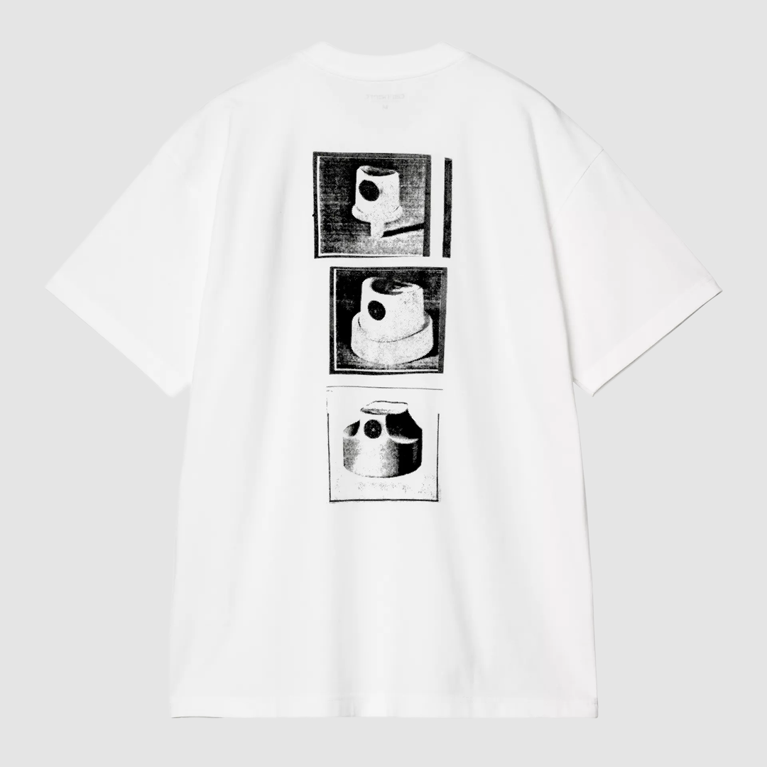 S/S Caps T-Shirt White